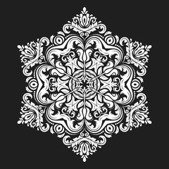 Damask Vector Oriental Pattern