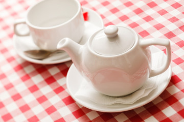 tea in the teapot