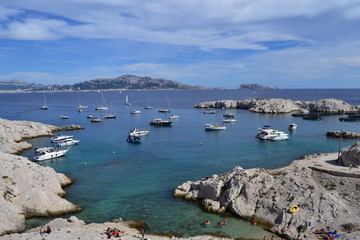 Fototapeta premium mediterranean gulf boats