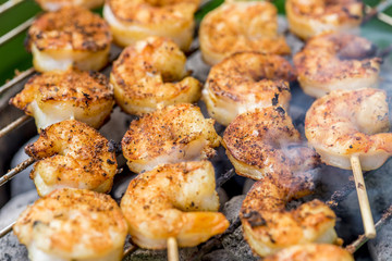 shrimp skewers