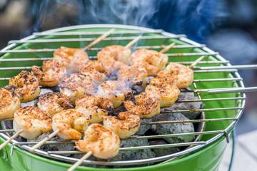 grilled shrimps