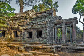 Fototapeta na wymiar Angkor Wat, Khmer temple complex, Asia. Siem Reap, Cambodia.