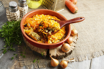 Fish with vegetables