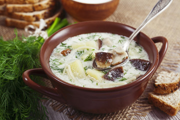 Mushroom soup