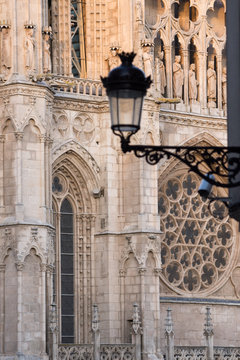 Fachada de Santa Mar&iacute;a de la catedral de Burgos
