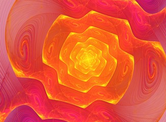 This is fractal spiral in a lot of shades of colors.