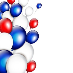 Independence day - background with balloons