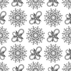 Vintage floral seamless pattern for your design