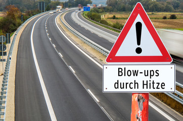 Blow-ups durch Hitze