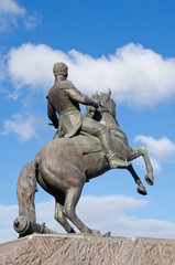 Obraz premium ORYOL, RUSSIA - November 02, 2014: Monument to General Alexey Er