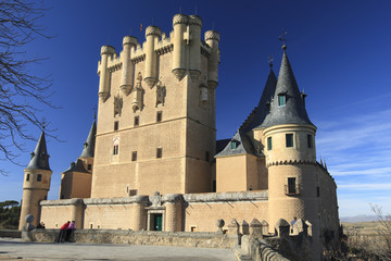 Fototapeta na wymiar スペイン・セゴビアの白雪姫城アルカサル