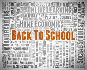 Back To School Means Returning Academy And Text