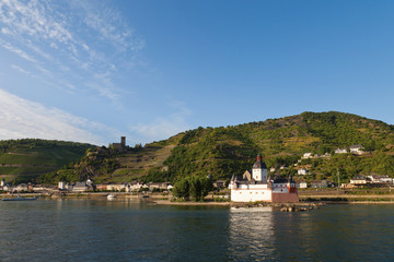 Fototapeta na wymiar Deutschland, Rheinland-Pfalz, Ansicht der Burg Pfalzgrafenstein