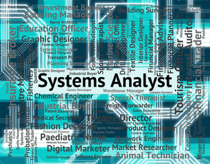 Systems Analyst Indicates Analyze Computing And Occupations