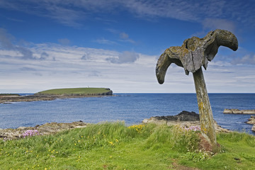 Whalebones at Birsay in Orkney