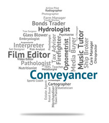 Conveyancer Job Shows Text Hire And Housing