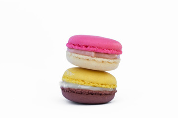 Popular desserts On a white background.
