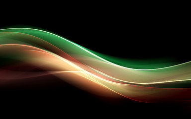 Abstract color design. Wave light background