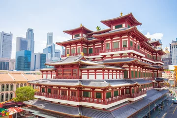 Zelfklevend Fotobehang The Buddha Tooth Relic Temple in Singapore © orpheus26