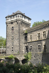 Teil der Stadtburg von Andernach am Rhein, Deutschland