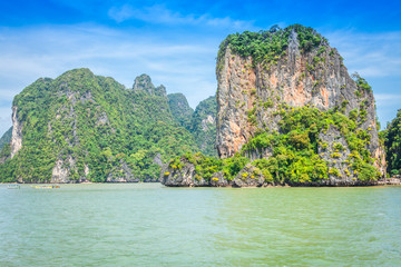 Naklejka premium Beautiful scenery of Phang Nga National Park in Thailand
