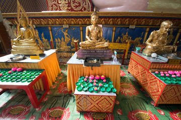 Wat Chaiyamangalaram Thai Buddhist Temple in Penang,Malaysia