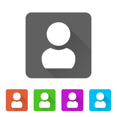 App Icon Long Shadow - 5 Colors