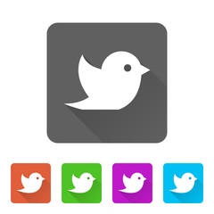 App Icon Long Shadow - 5 Colors