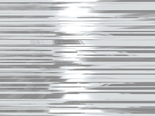 Background metal chrome strips.