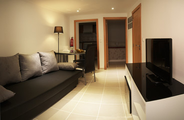 Small living room house interior