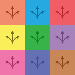 illustration of busines icon