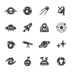 Space and Astronomy Icons