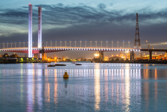 Bolte bridge in Melbourne, Australia