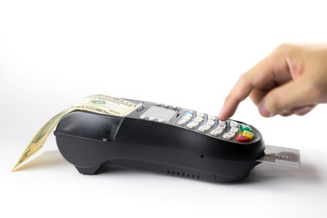 Credit card payment and dollar, buy and sell products & service