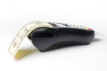 Credit card payment and dollar, buy and sell products & service