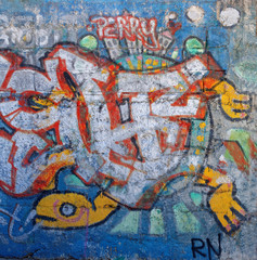 Grafitti on a wall