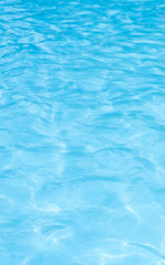 Fototapeta na wymiar Blue pool water background