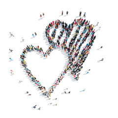 people shape  hearts love