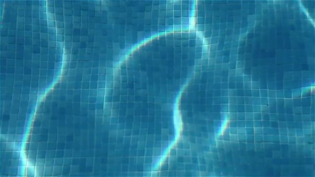 Blue Swimming Pool Rippled Water Detail