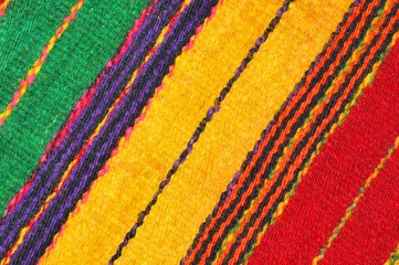 Obraz premium Multicoloured woven wool texture