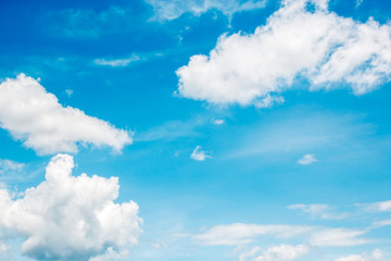 Naklejka na ściany i meble clouds in the blue sky 