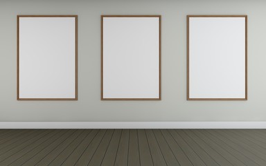 Art Gallery perspective two point and Picture Frame wall monocom