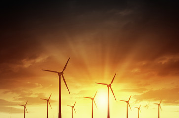 Fototapeta premium Alternative wind energy