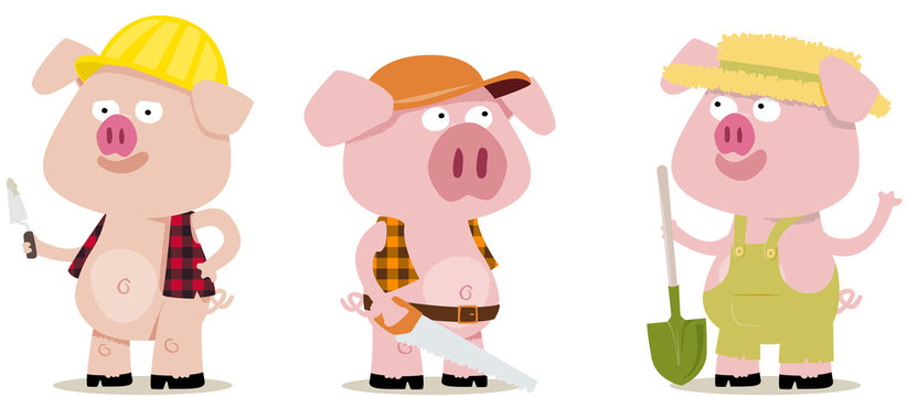 trois petits cochons