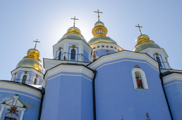 St. Michael's Golden-Domed Cathedral - famous church complex in Kiev, Ukraine