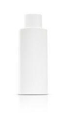blank packaging cosmetic bottle isolated on white background