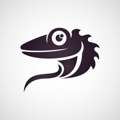 Naklejka premium Lizard logo