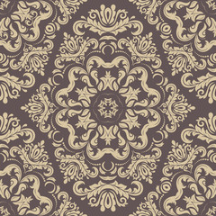 Damask Seamless Vector Pattern