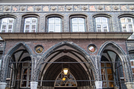 Historisches Rathaus in Lübeck, Deutschland