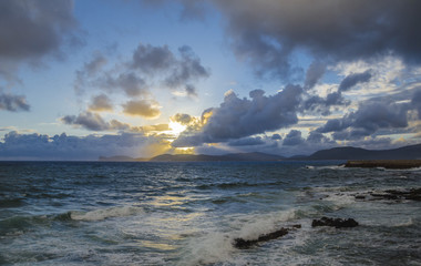 Alghero, sunset on Capo Caccia, Sardinia, Italy